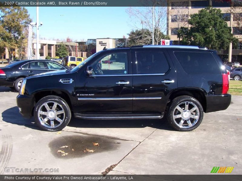 Black Raven / Ebony/Ebony 2007 Cadillac Escalade AWD