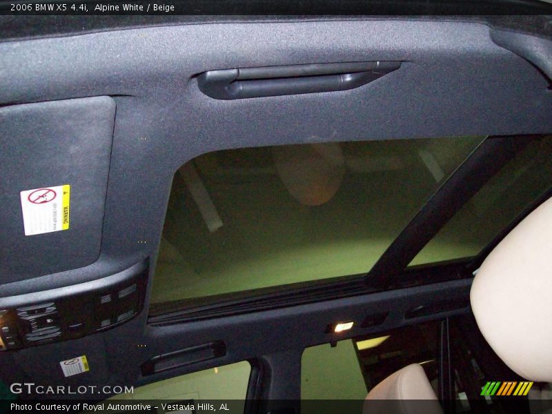 Alpine White / Beige 2006 BMW X5 4.4i