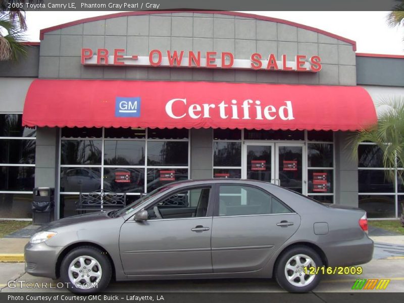 Phantom Gray Pearl / Gray 2005 Toyota Camry LE