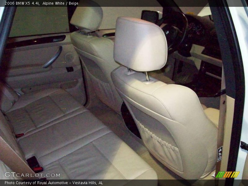 Alpine White / Beige 2006 BMW X5 4.4i