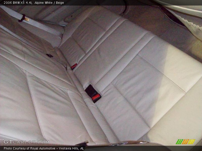 Alpine White / Beige 2006 BMW X5 4.4i