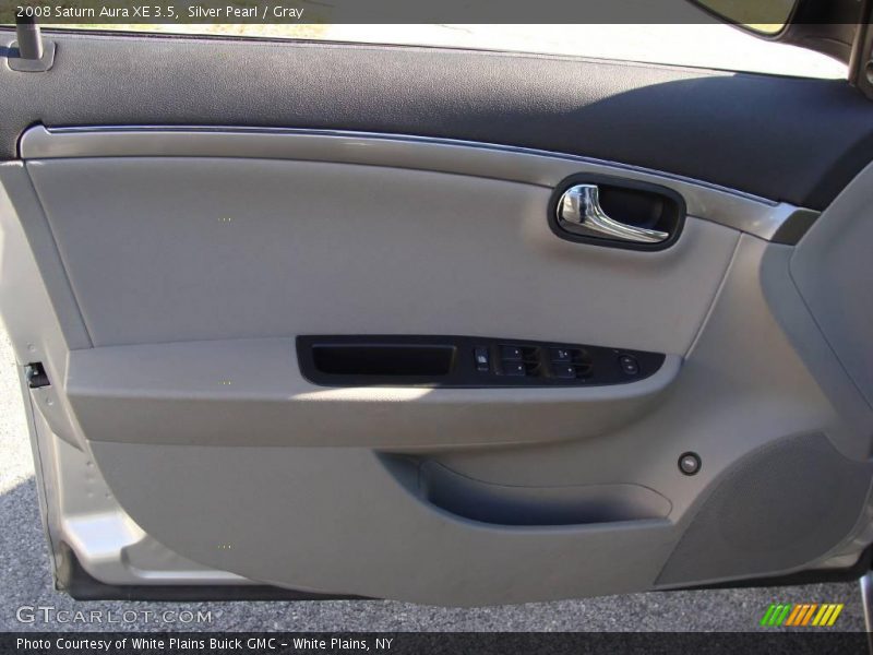 Silver Pearl / Gray 2008 Saturn Aura XE 3.5