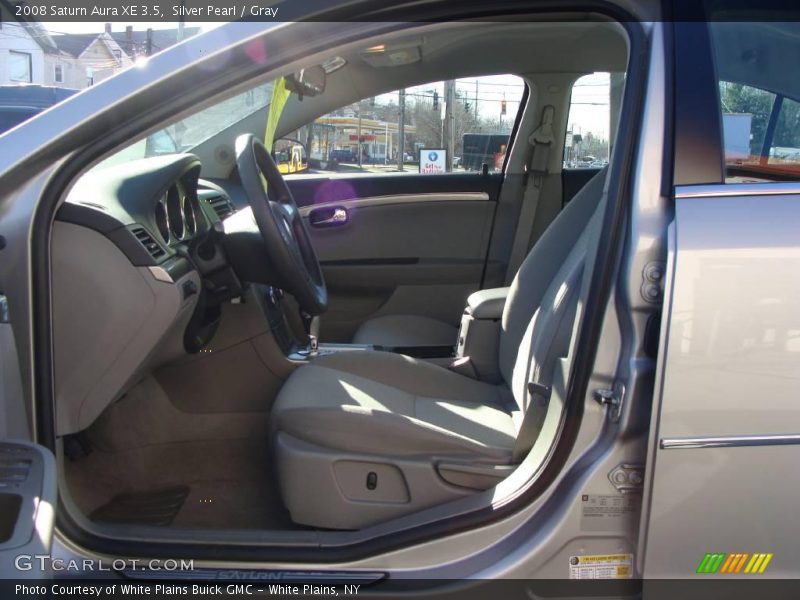 Silver Pearl / Gray 2008 Saturn Aura XE 3.5