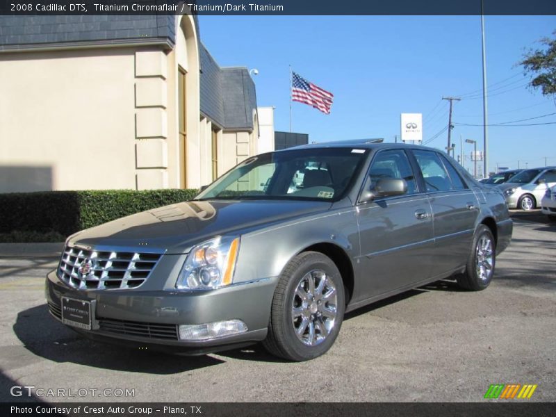 Titanium Chromaflair / Titanium/Dark Titanium 2008 Cadillac DTS