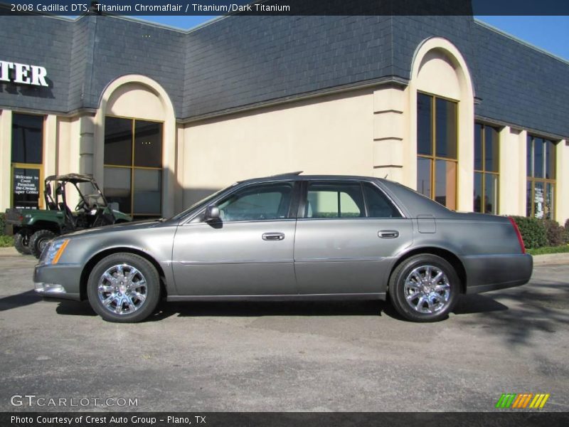 Titanium Chromaflair / Titanium/Dark Titanium 2008 Cadillac DTS
