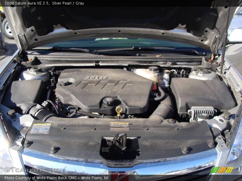 Silver Pearl / Gray 2008 Saturn Aura XE 3.5