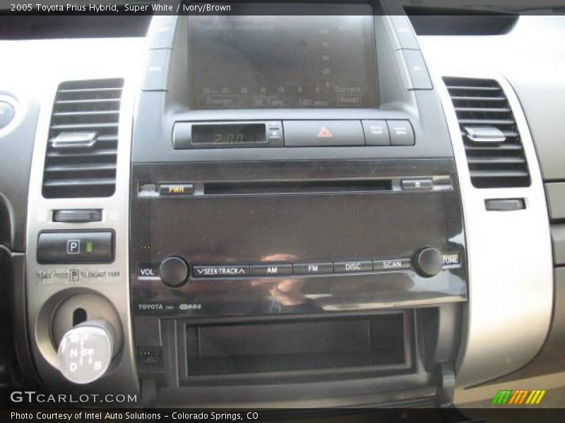 Super White / Ivory/Brown 2005 Toyota Prius Hybrid