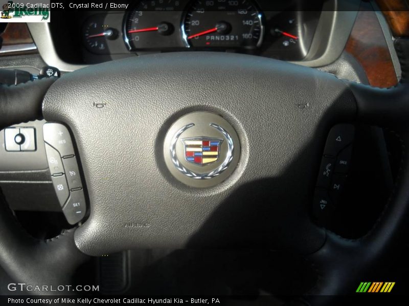 Crystal Red / Ebony 2009 Cadillac DTS
