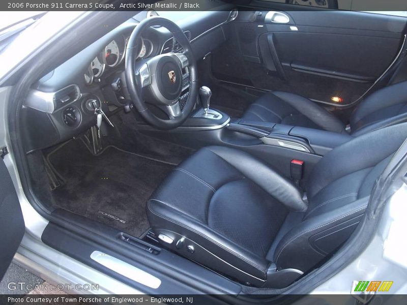 Arctic Silver Metallic / Black 2006 Porsche 911 Carrera S Coupe