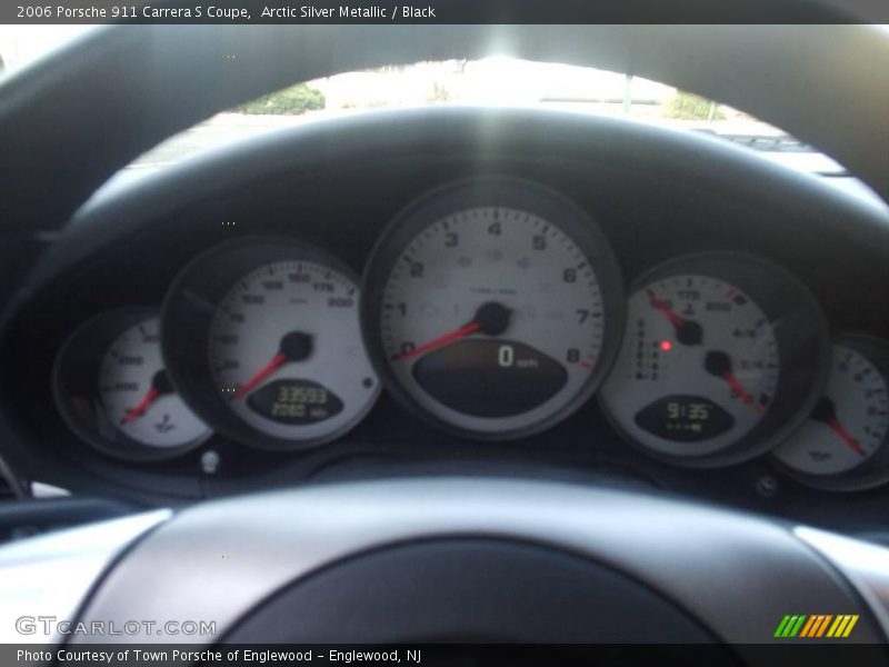 Arctic Silver Metallic / Black 2006 Porsche 911 Carrera S Coupe