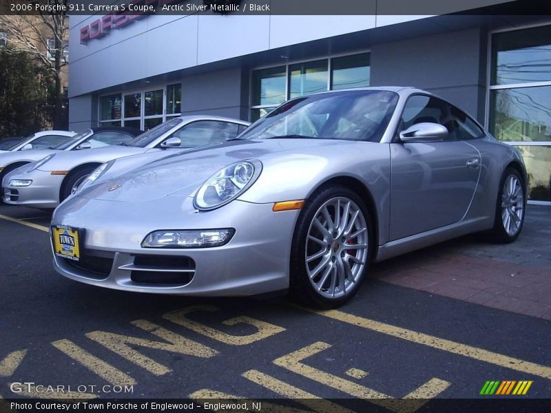 Arctic Silver Metallic / Black 2006 Porsche 911 Carrera S Coupe