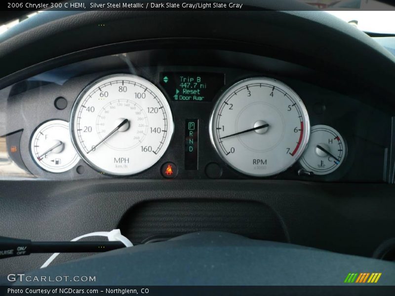 Silver Steel Metallic / Dark Slate Gray/Light Slate Gray 2006 Chrysler 300 C HEMI