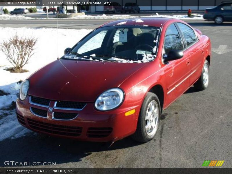 Blaze Red Pearlcoat / Dark Slate Gray 2004 Dodge Neon SXT
