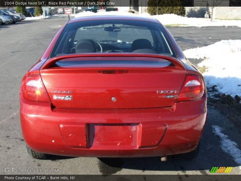 Blaze Red Pearlcoat / Dark Slate Gray 2004 Dodge Neon SXT