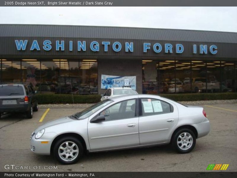Bright Silver Metallic / Dark Slate Gray 2005 Dodge Neon SXT