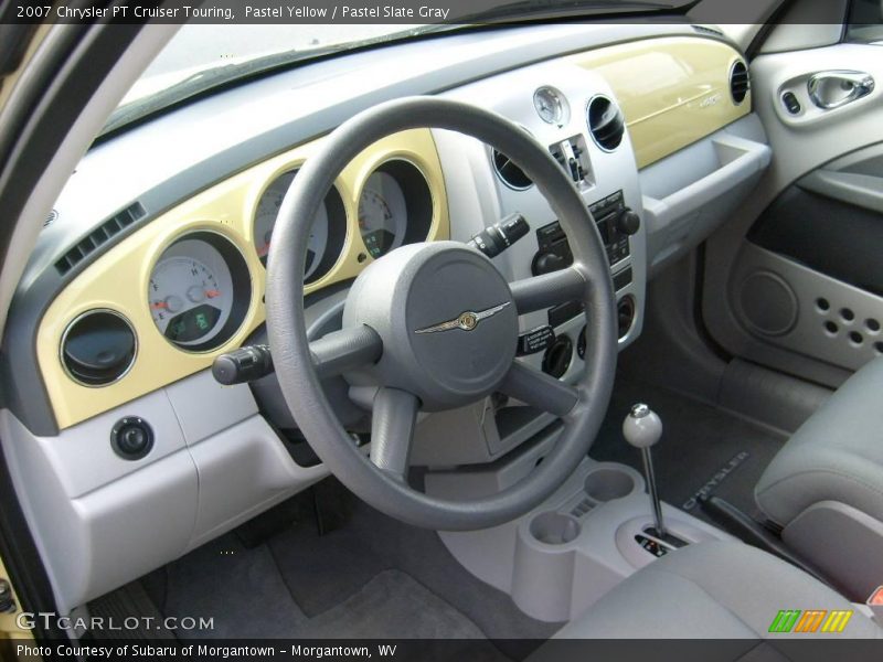 Pastel Yellow / Pastel Slate Gray 2007 Chrysler PT Cruiser Touring