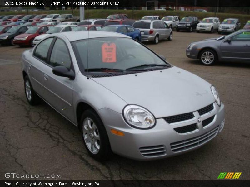 Bright Silver Metallic / Dark Slate Gray 2005 Dodge Neon SXT