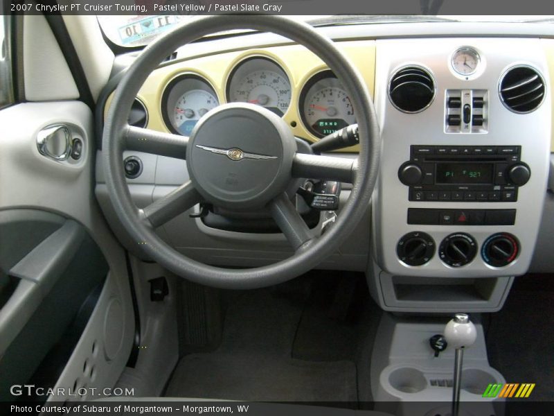 Pastel Yellow / Pastel Slate Gray 2007 Chrysler PT Cruiser Touring