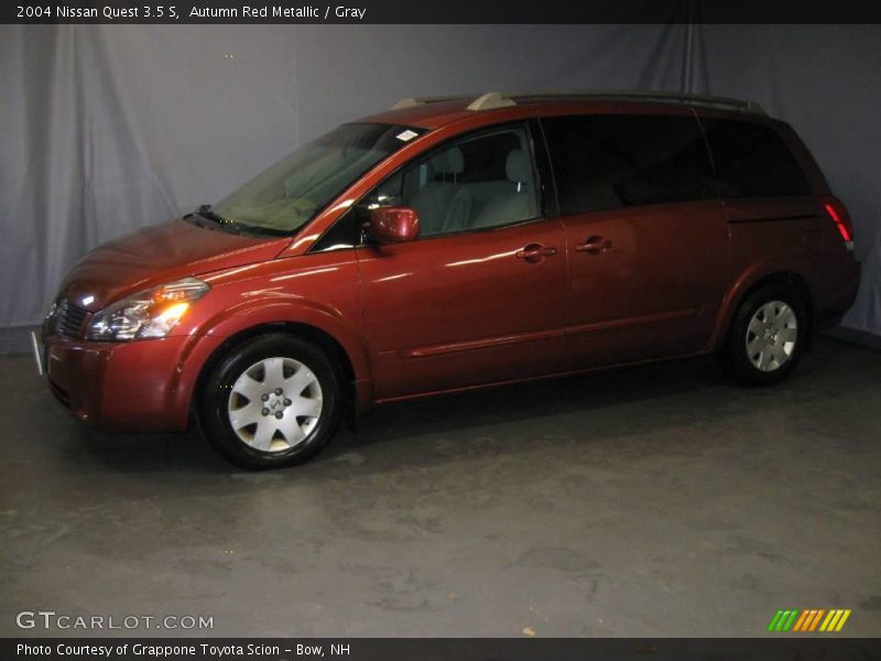 Autumn Red Metallic / Gray 2004 Nissan Quest 3.5 S