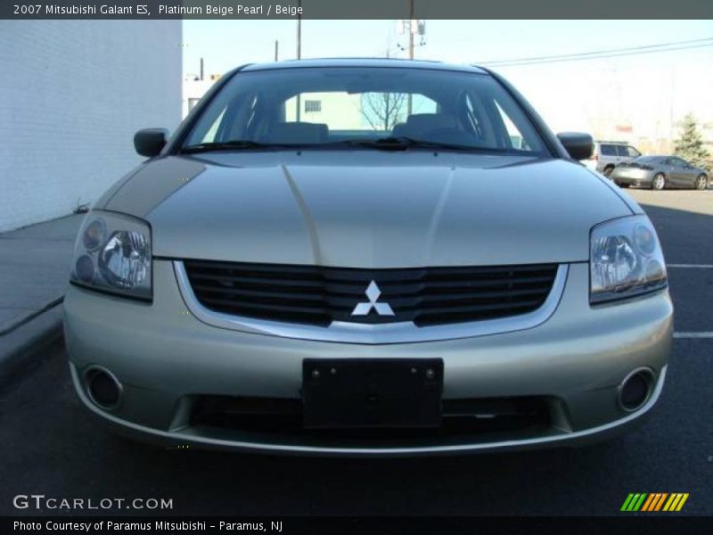 Platinum Beige Pearl / Beige 2007 Mitsubishi Galant ES
