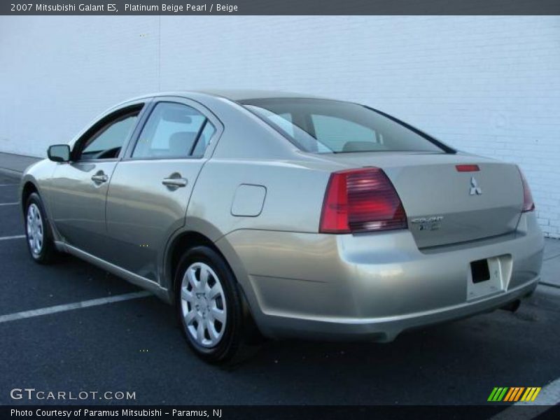 Platinum Beige Pearl / Beige 2007 Mitsubishi Galant ES