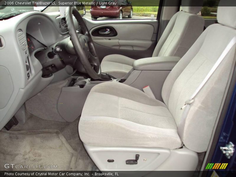 Superior Blue Metallic / Light Gray 2006 Chevrolet TrailBlazer LS