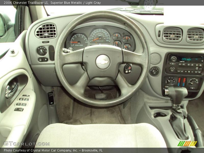 Superior Blue Metallic / Light Gray 2006 Chevrolet TrailBlazer LS