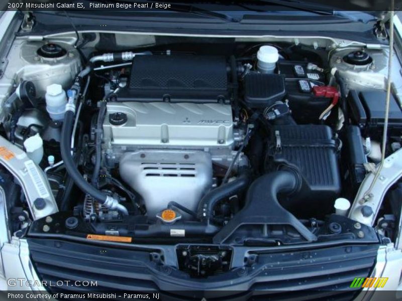 Platinum Beige Pearl / Beige 2007 Mitsubishi Galant ES