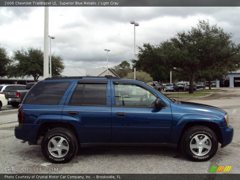 Superior Blue Metallic / Light Gray 2006 Chevrolet TrailBlazer LS