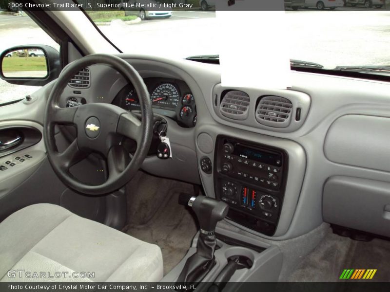 Superior Blue Metallic / Light Gray 2006 Chevrolet TrailBlazer LS
