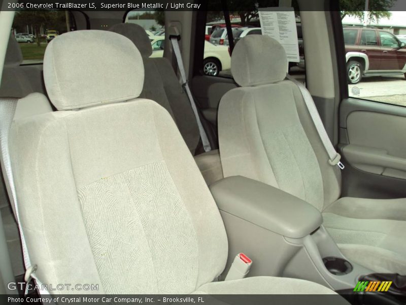 Superior Blue Metallic / Light Gray 2006 Chevrolet TrailBlazer LS
