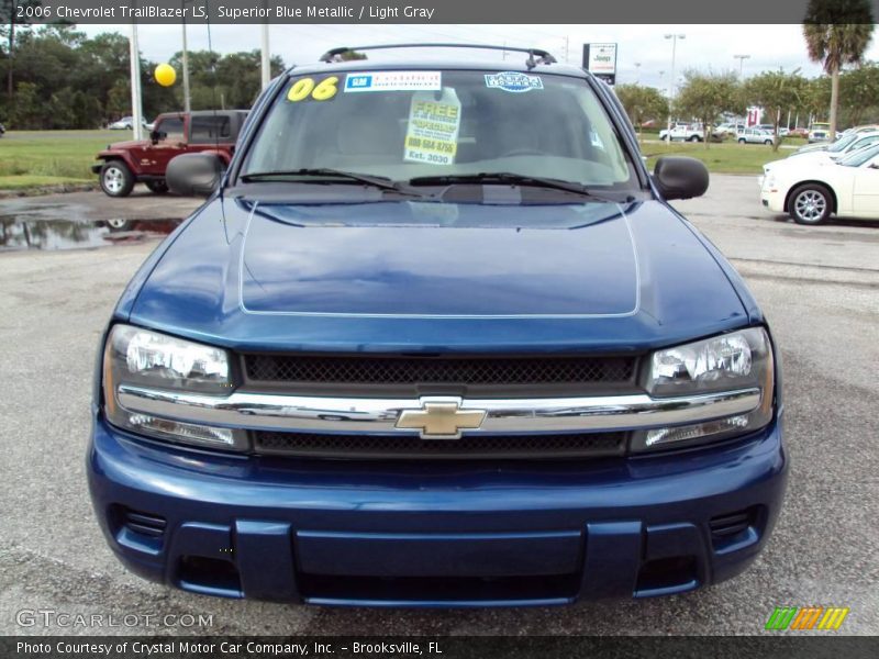 Superior Blue Metallic / Light Gray 2006 Chevrolet TrailBlazer LS