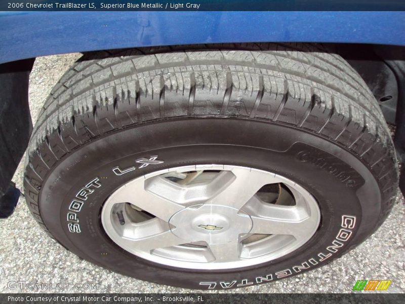 Superior Blue Metallic / Light Gray 2006 Chevrolet TrailBlazer LS