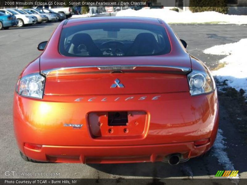 Sunset Orange Pearlescent / Dark Charcoal 2008 Mitsubishi Eclipse GS Coupe