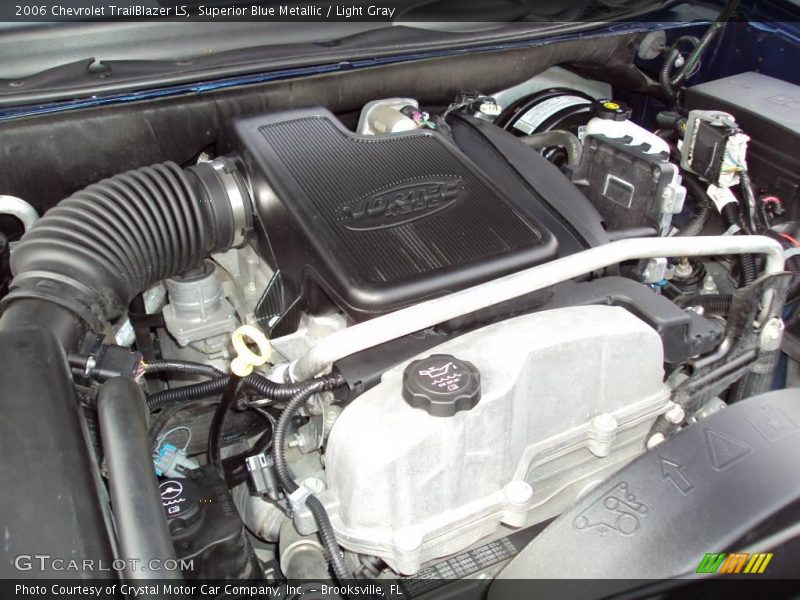 Superior Blue Metallic / Light Gray 2006 Chevrolet TrailBlazer LS