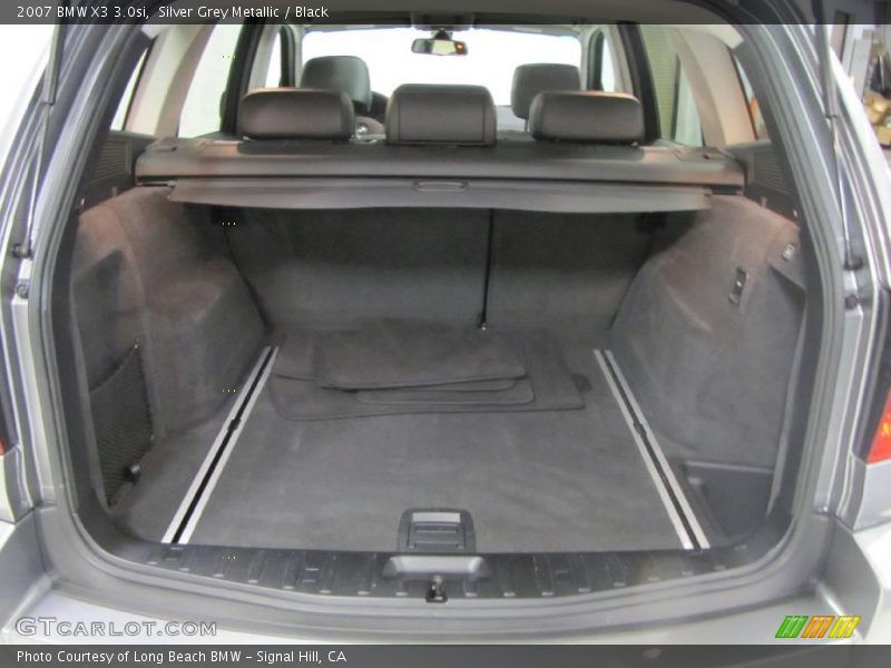 Silver Grey Metallic / Black 2007 BMW X3 3.0si
