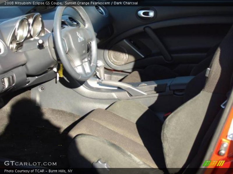 Sunset Orange Pearlescent / Dark Charcoal 2008 Mitsubishi Eclipse GS Coupe