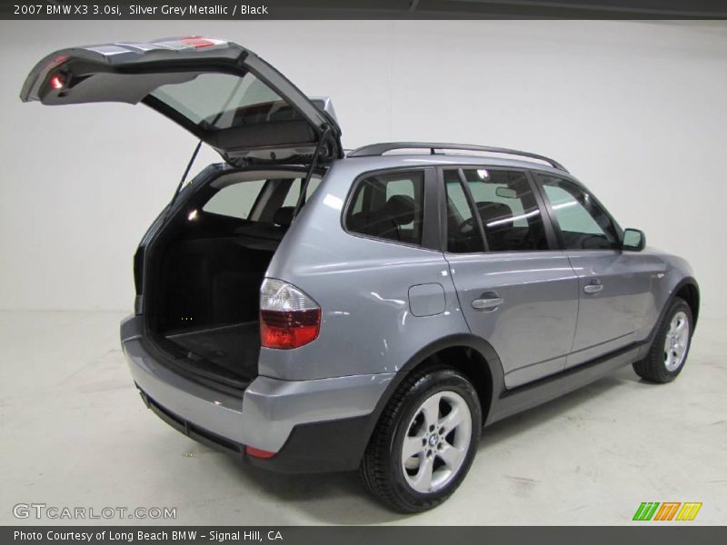 Silver Grey Metallic / Black 2007 BMW X3 3.0si