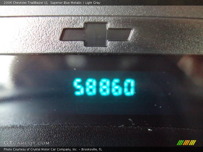 Superior Blue Metallic / Light Gray 2006 Chevrolet TrailBlazer LS