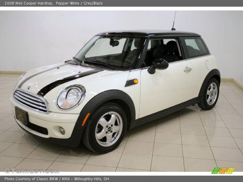 Pepper White / Grey/Black 2008 Mini Cooper Hardtop