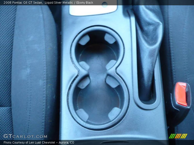 Liquid Silver Metallic / Ebony Black 2008 Pontiac G6 GT Sedan
