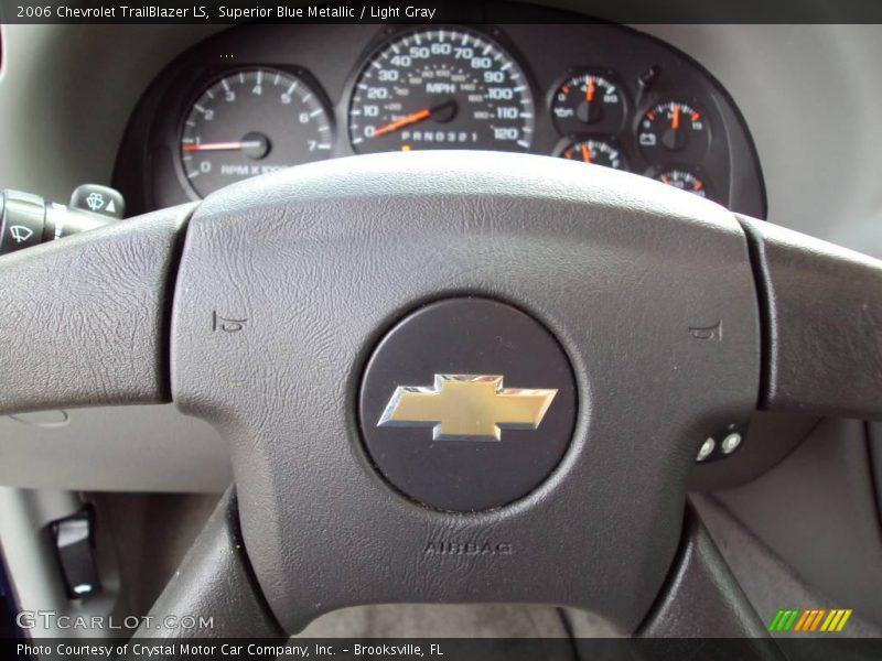 Superior Blue Metallic / Light Gray 2006 Chevrolet TrailBlazer LS