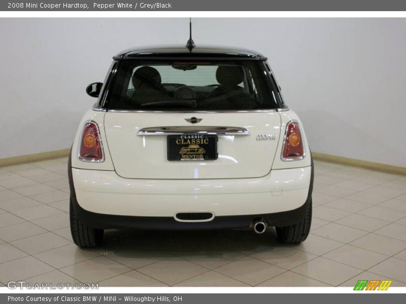 Pepper White / Grey/Black 2008 Mini Cooper Hardtop