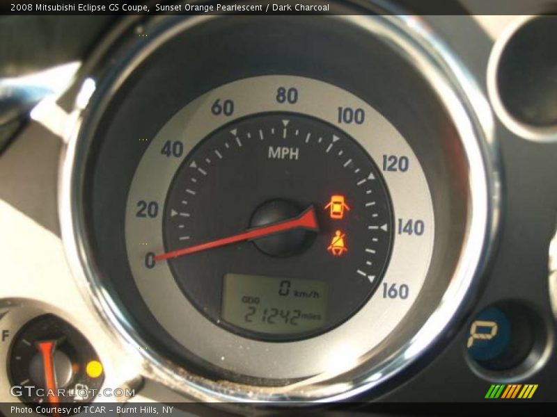 Sunset Orange Pearlescent / Dark Charcoal 2008 Mitsubishi Eclipse GS Coupe