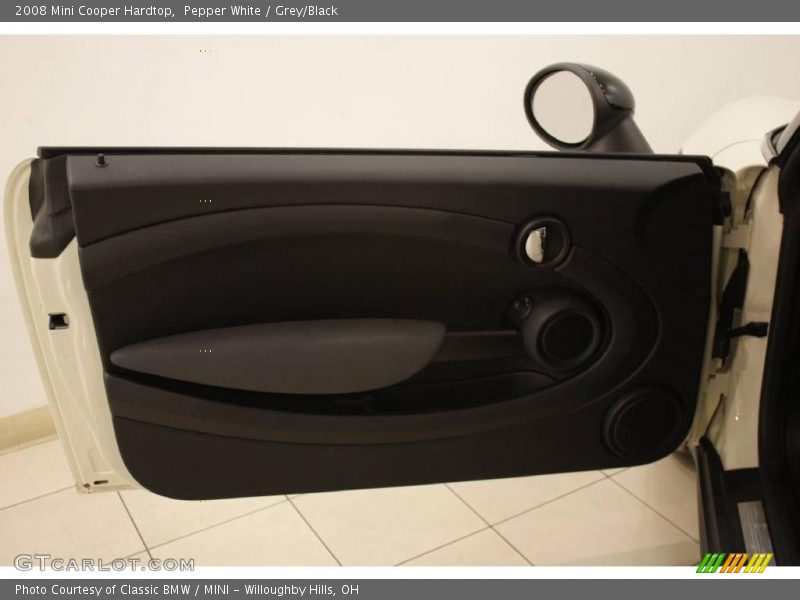 Pepper White / Grey/Black 2008 Mini Cooper Hardtop