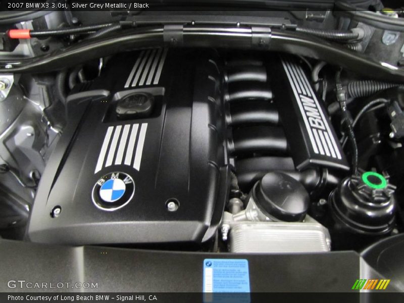 Silver Grey Metallic / Black 2007 BMW X3 3.0si