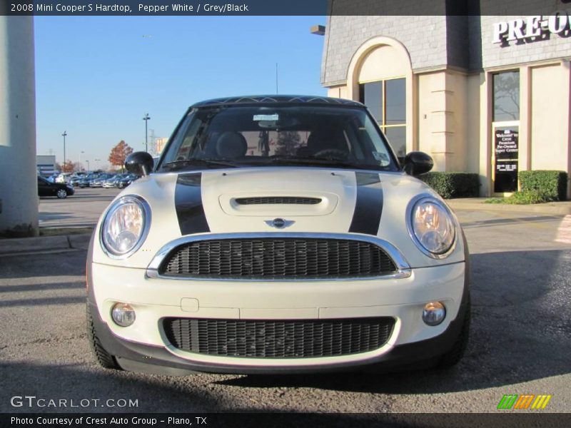 Pepper White / Grey/Black 2008 Mini Cooper S Hardtop