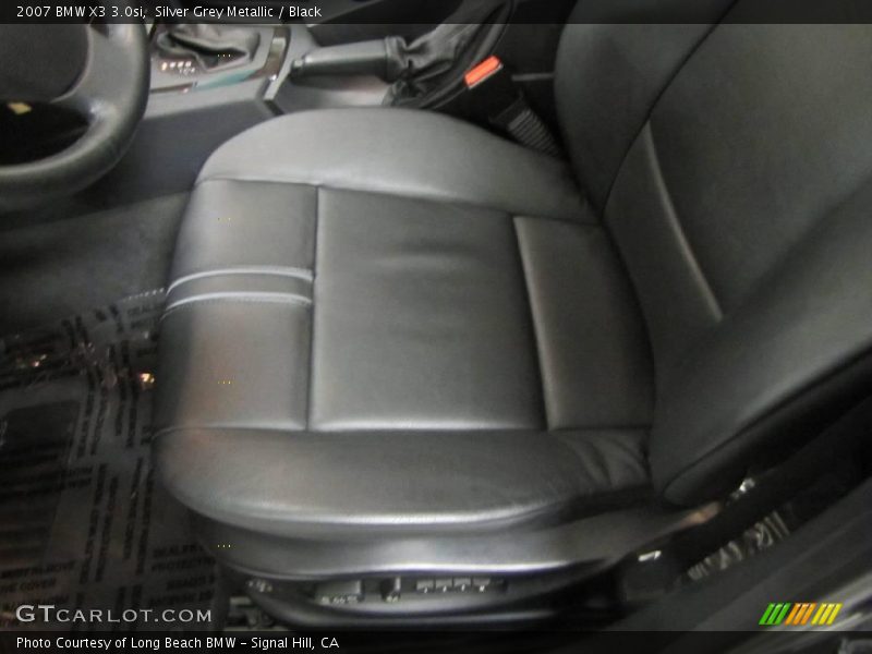 Silver Grey Metallic / Black 2007 BMW X3 3.0si