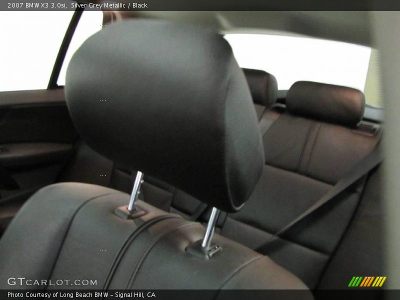 Silver Grey Metallic / Black 2007 BMW X3 3.0si