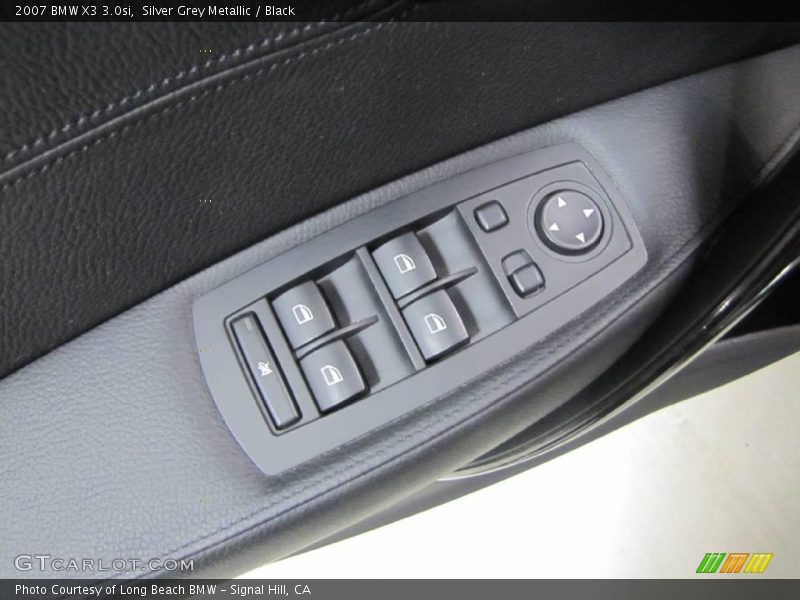 Silver Grey Metallic / Black 2007 BMW X3 3.0si
